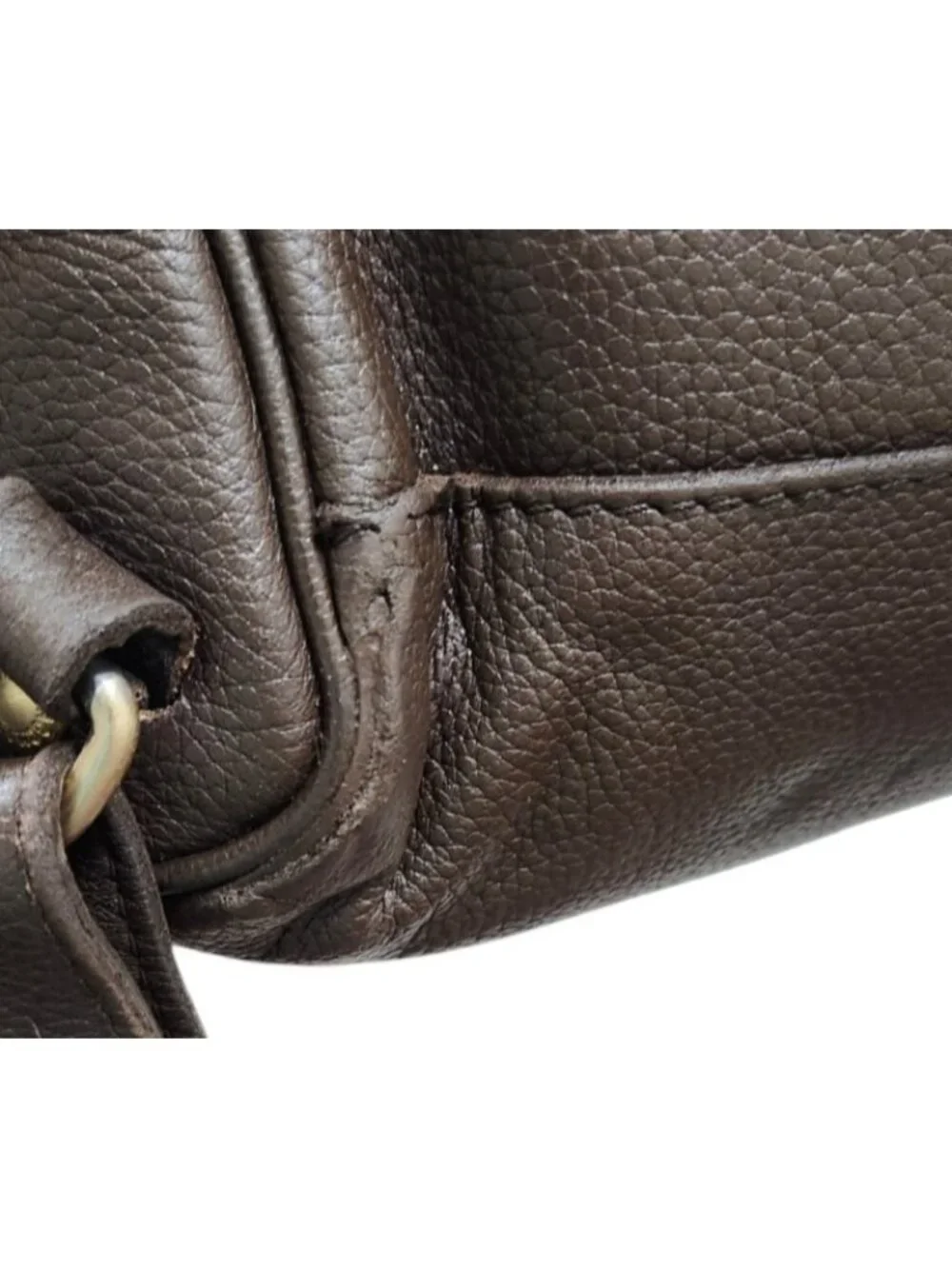 Longchamp Brown Leather Backpack - Picture 11 of 16